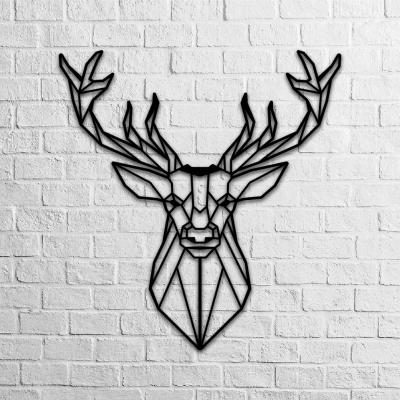 Deer Head Metal Decor