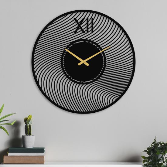 Wavy Metal Wall Clock