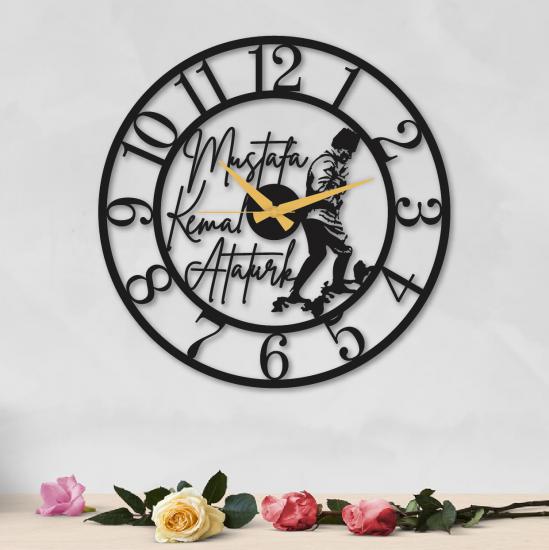 Mustafa Kemal Ataturk Wall Clock 